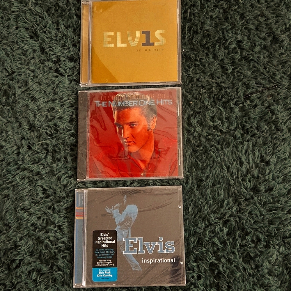 3 Elvis Presley CD's